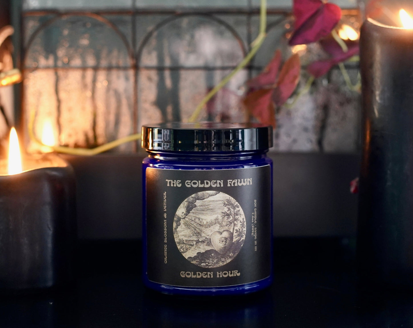 Golden Hour - Handmade Soy Candle, Orange Blossom and Vetiver