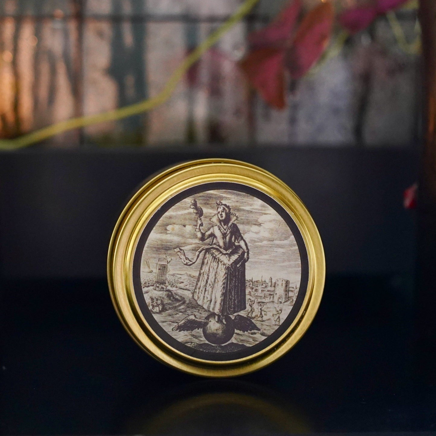 Painted Lady - Handmade Soy Candle, Oak Moss and Golden Rose