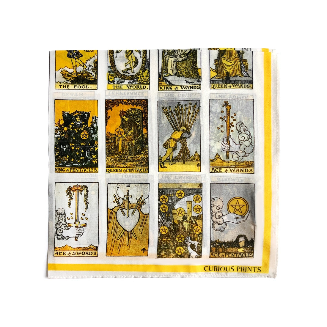 Silk Scarf Altar-cloth - Tarot Print