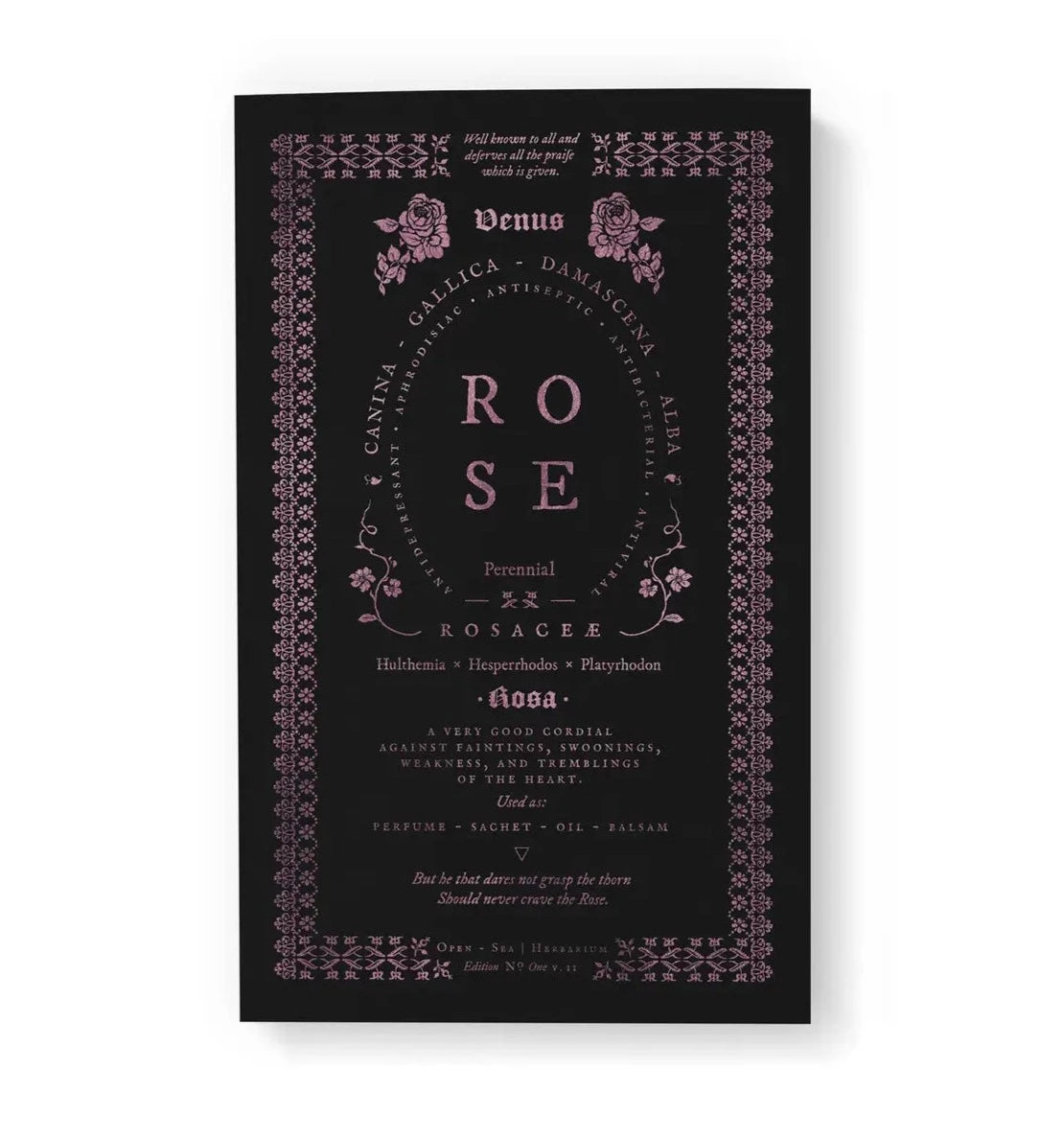 Rose Notebook