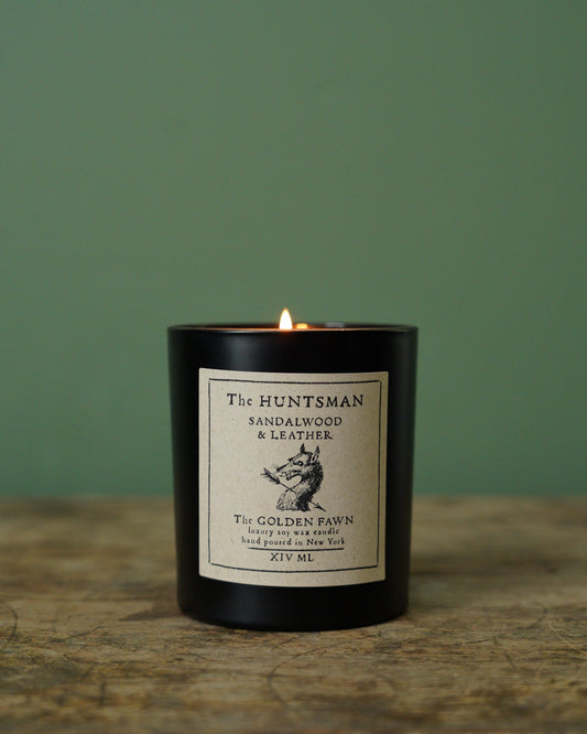 The Huntsman Candle - Leather and Sandalwood