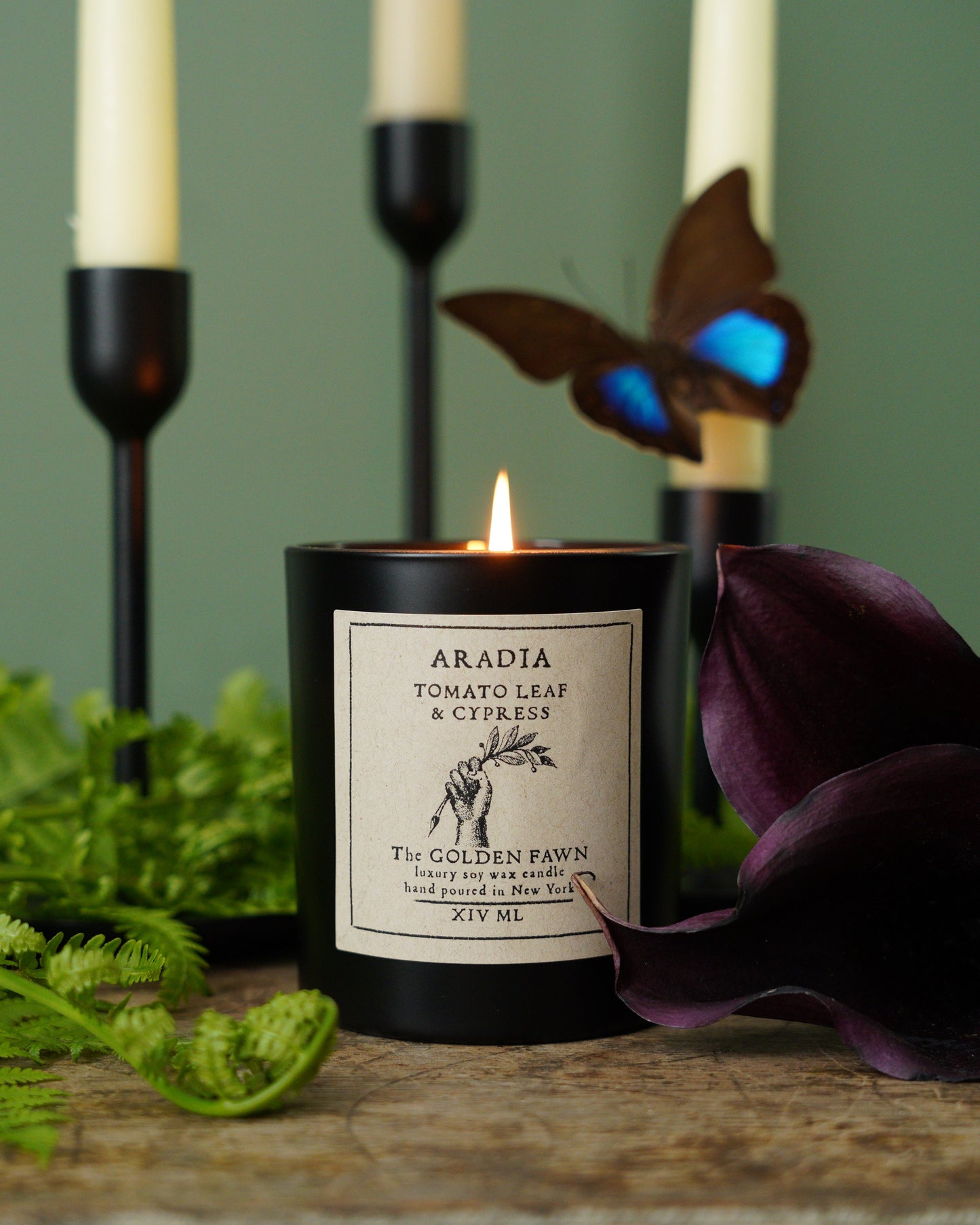 Aradia Candle - Tomato Leaf and Cypress